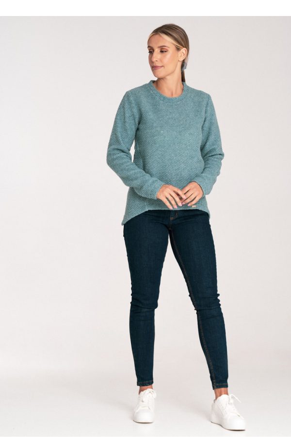 Green Jumper in Sweaters, Pullovers, Jumpers, Turtlenecks, Boleros, Shrugs with Acrylic, Polyester and Wool
