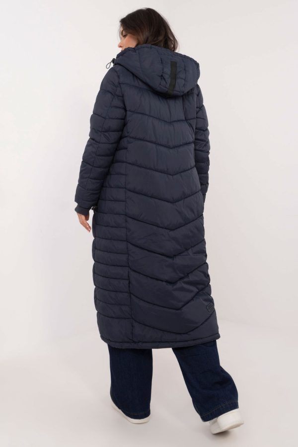 Navy Blue Jacket in Women`s Coats, Jackets with Polyester
