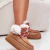 1049308.jpg Brown Snow Boots in Women`s Ankle Boots & Booties with Fabric, Warmers, Footbed, Upper Height and Platform Height