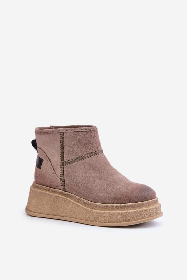 brown Snow boots model 203579 Step in style