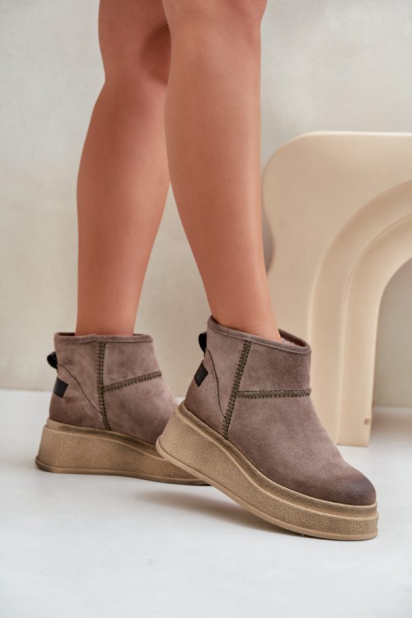 brown Snow boots model 203579 Step in style