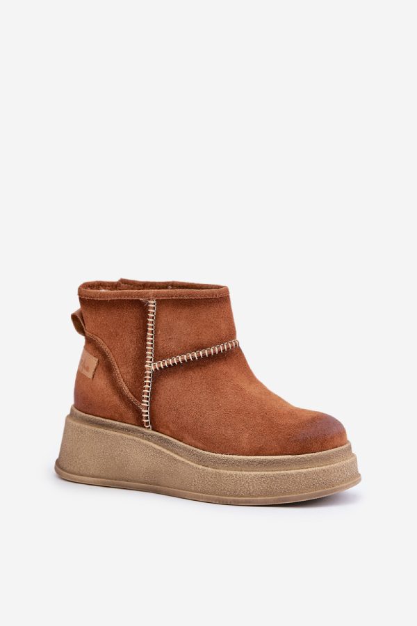 brown Snow boots model 203580 Step in style