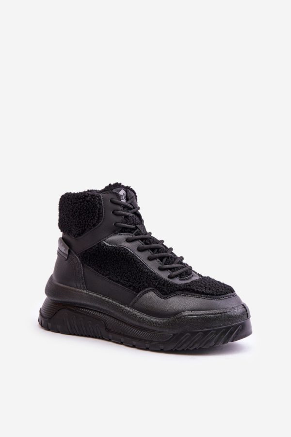 black Platform sneakers model 203635 Step in style