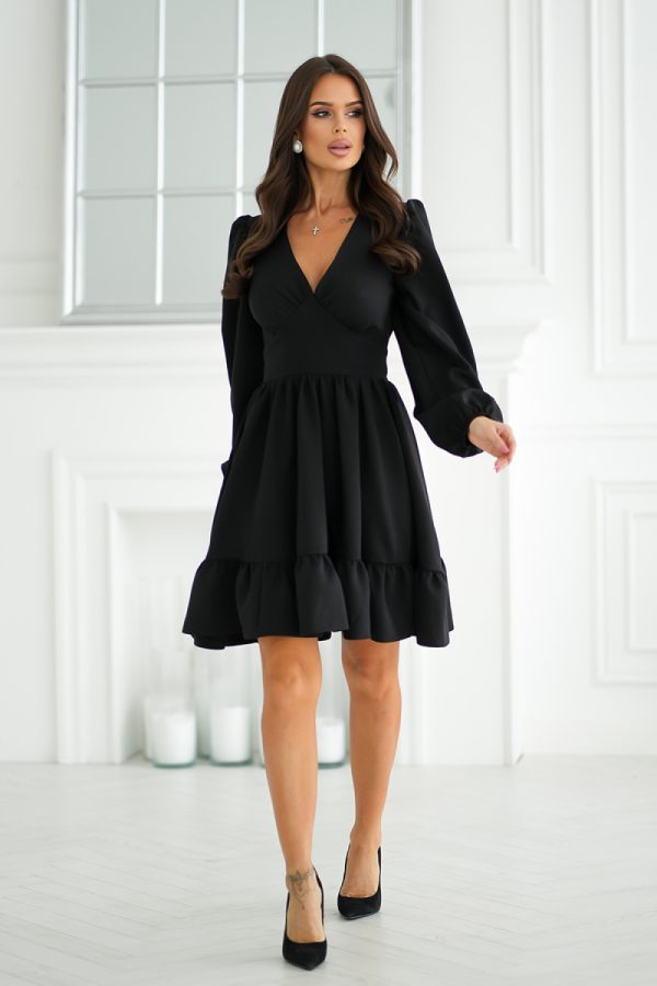 Black Cocktail Dress in Formal Dresses, Cocktail Dresses with Spandex and Polyester