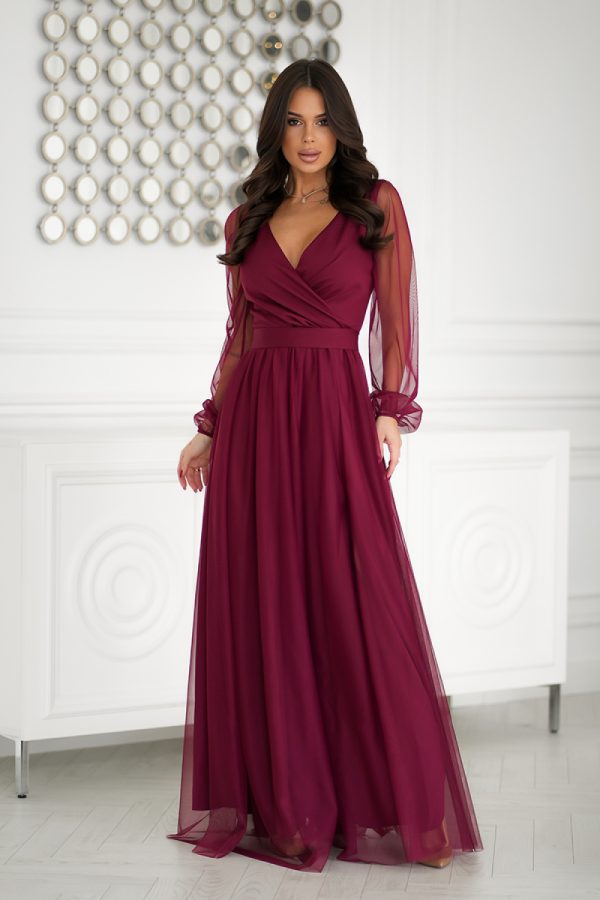 Red Long Dress in Evening Dresses with