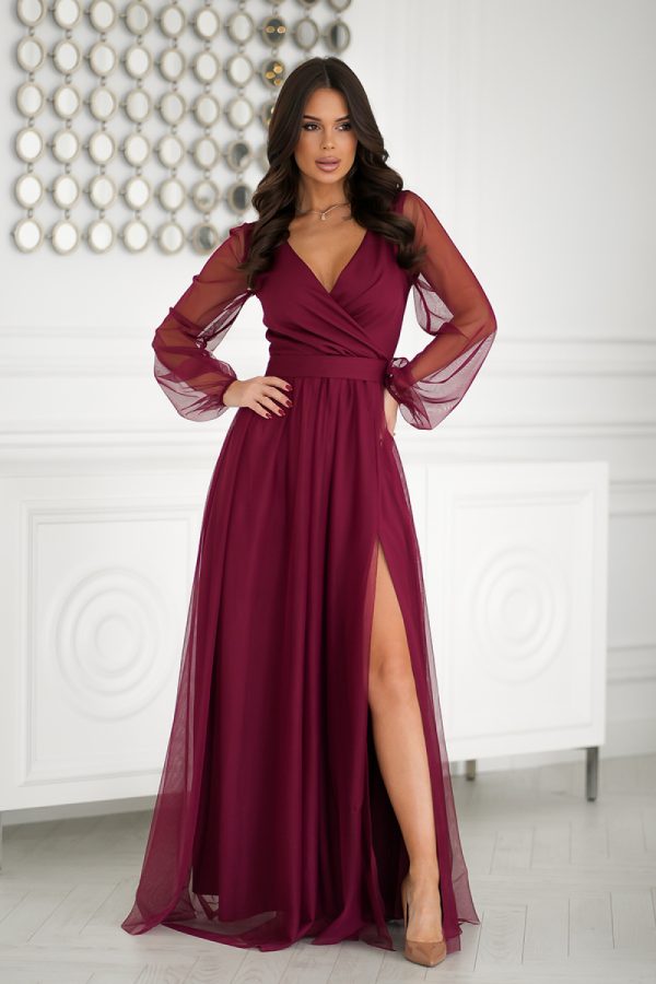 Red Long Dress in Evening Dresses with