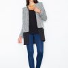 Grey Jacket in Jackets, Vests For Women with Polyester and Viscose