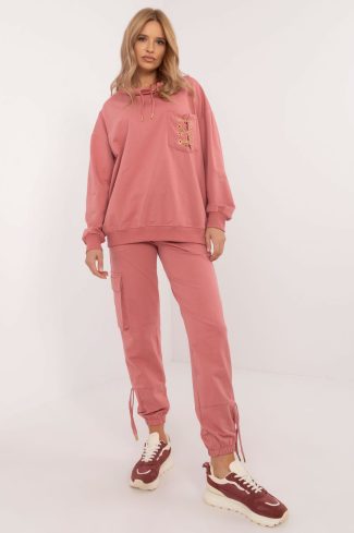 1050002 Pink Set in Pants, Trousers, Shorts with Cotton and Spandex