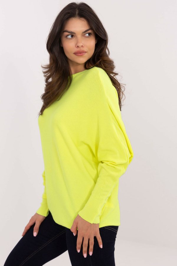 Yellow Jumper in Sweaters, Pullovers, Jumpers, Turtlenecks, Boleros, Shrugs with Polyamide, Polyester, Viscose and Wool