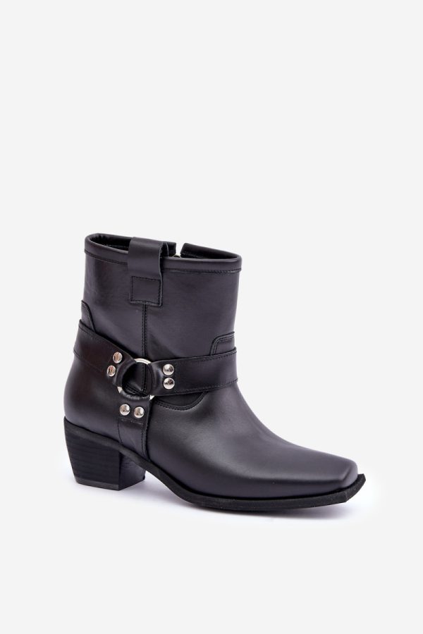 black Heel boots model 203874 Step in style