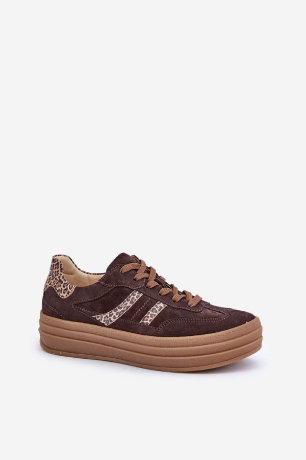 brown Sport Shoes model 203922 Step in style