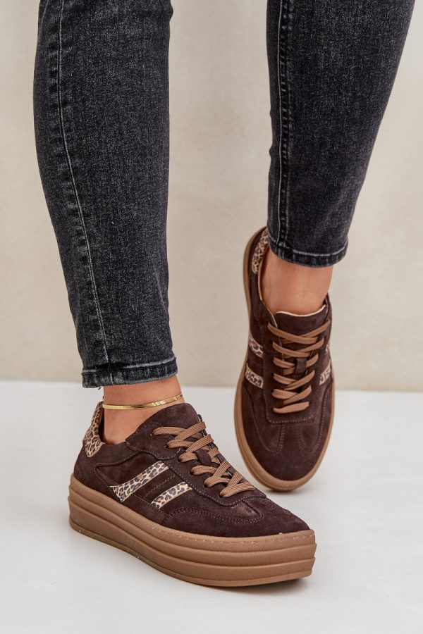 brown Sport Shoes model 203922 Step in style