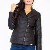 Black Jacket in Women`s Coats, Jackets with Polyester