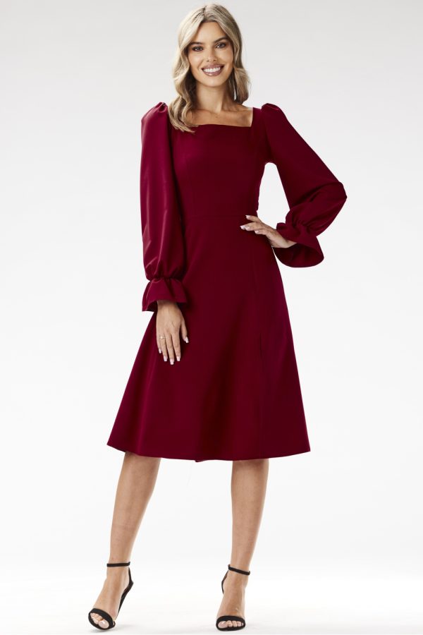 Red Cocktail Dress in Formal Dresses, Cocktail Dresses with Spandex, Polyester and Viscose