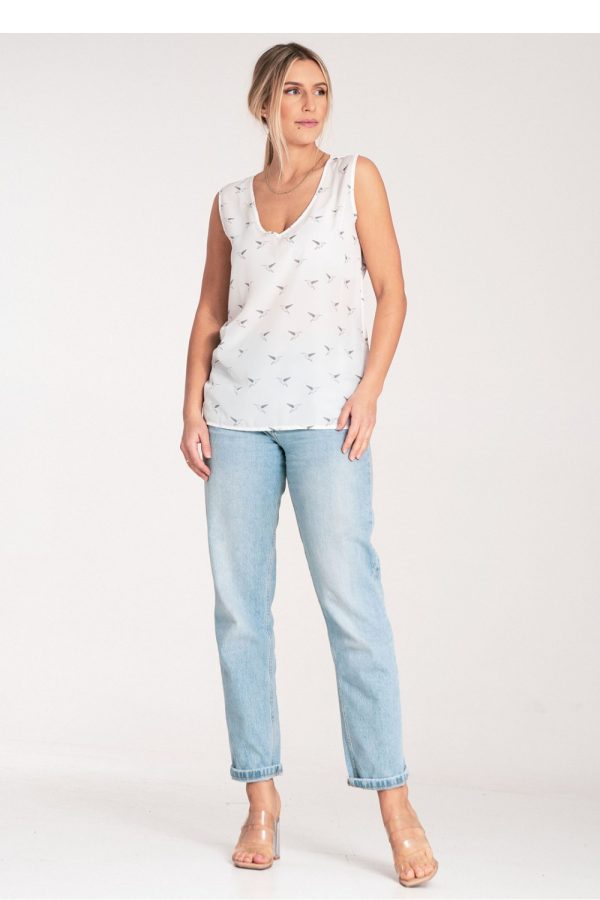 beige Blouse model 204312 Figl