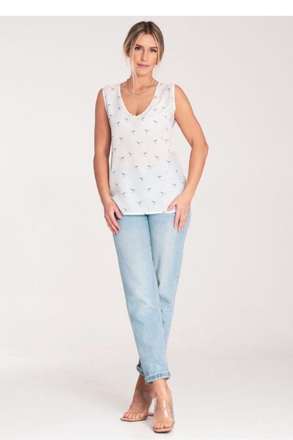 beige Blouse model 204312 Figl