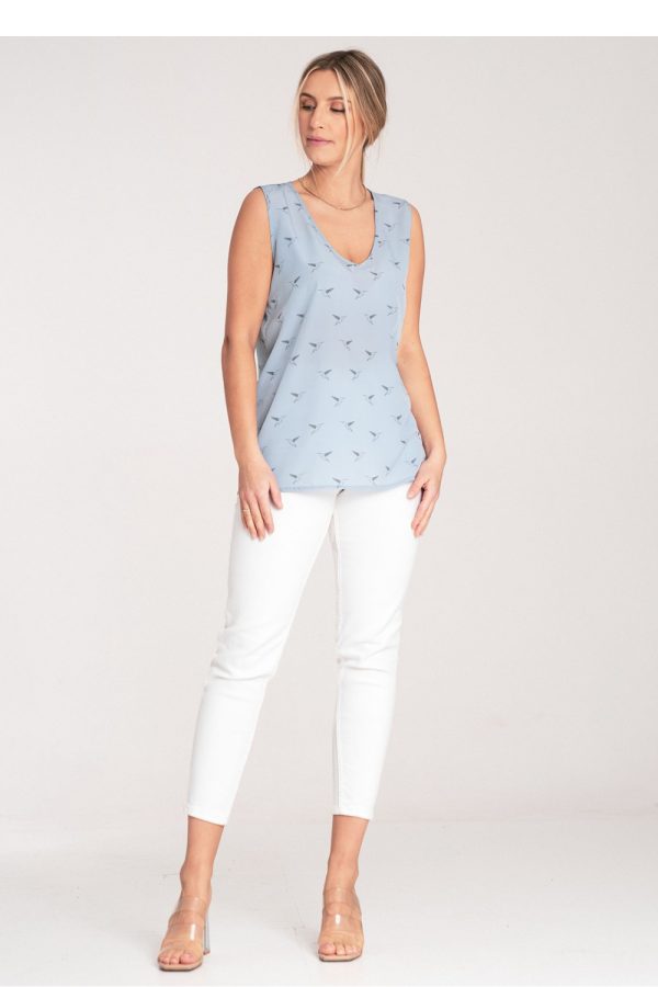 blue Blouse model 204315 Figl