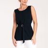 navy blue Blouse model 204322 Figl