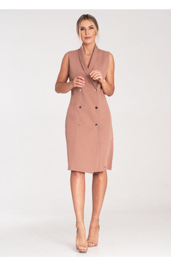 beige Daydress model 204331 Figl