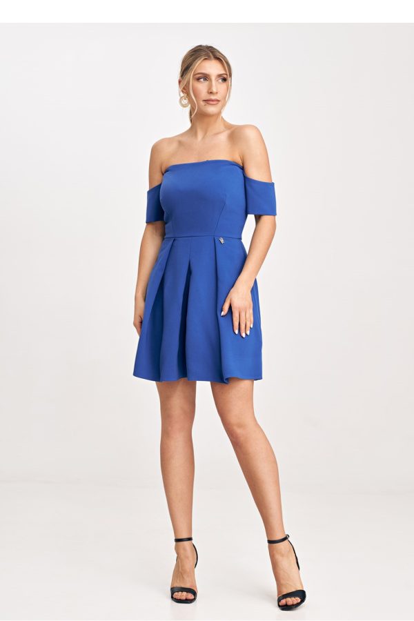 Blue Evening Dress in Evening Dresses with Spandex, Polyester and Viscose