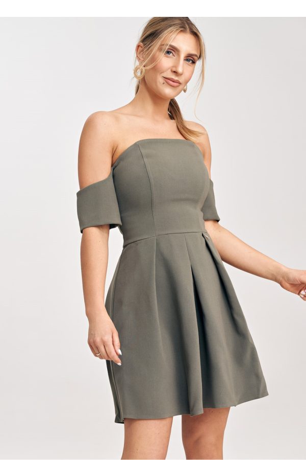 Green Evening Dress in Evening Dresses with Spandex, Polyester and Viscose