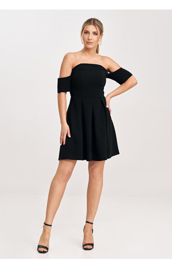Black Evening Dress in Evening Dresses with Spandex, Polyester and Viscose
