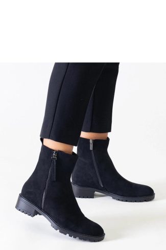 Black Boots.Fabric and Heel Height
