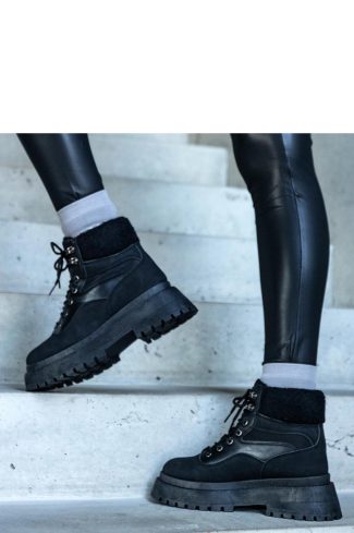 1052508 Black Boots in Women`s Ankle Boots & Booties with Fabric and Heel Height