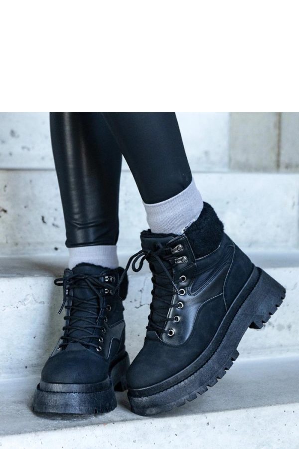 Black Boots in Women`s Ankle Boots & Booties with Fabric and Heel Height