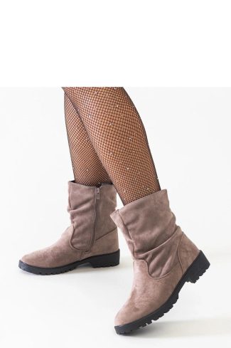Brown Boots.Fabric and Heel Height