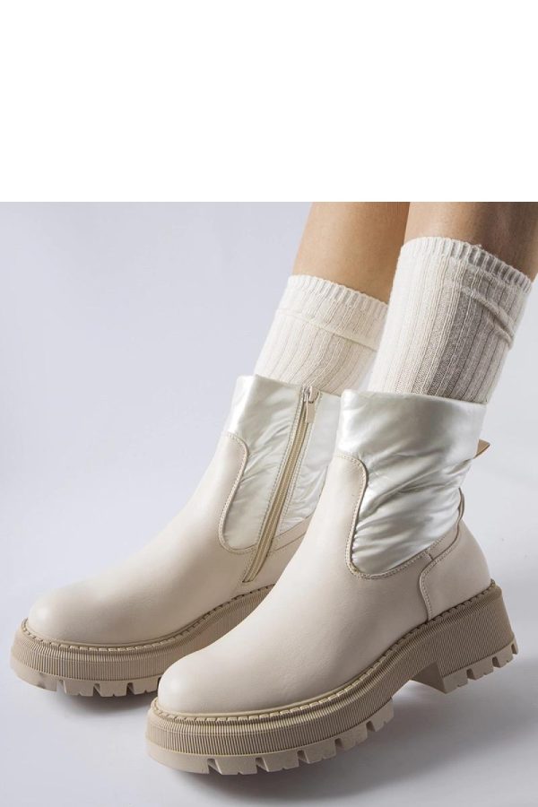 Beige Boots...Fabric and Heel Height