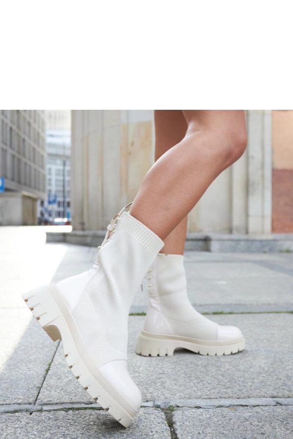 Beige Boots in Women`s Ankle Boots & Booties with Heel Height