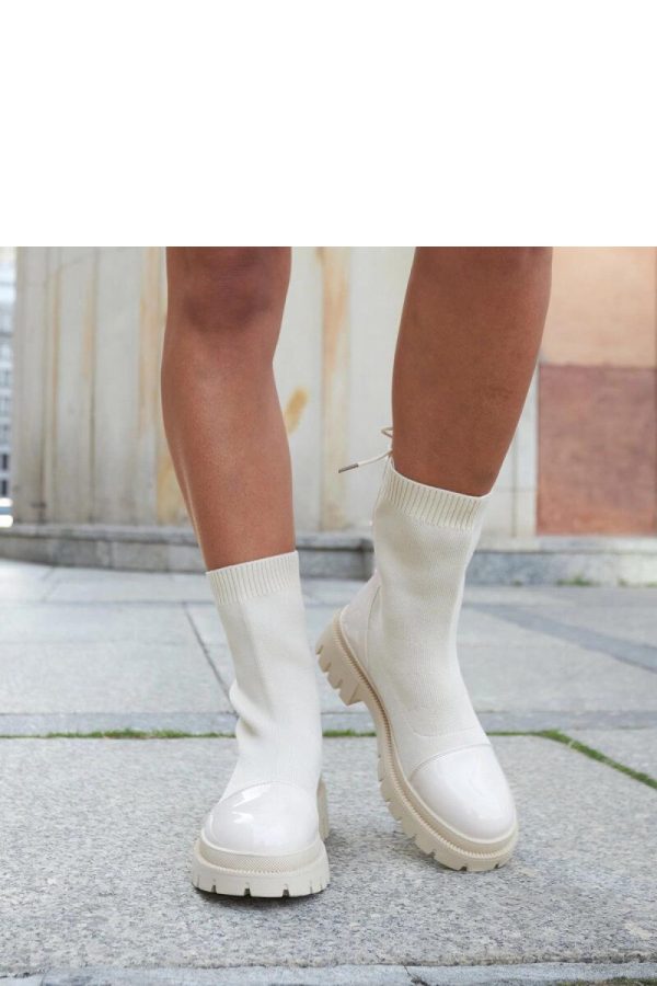 Beige Boots in Women`s Ankle Boots & Booties with Heel Height