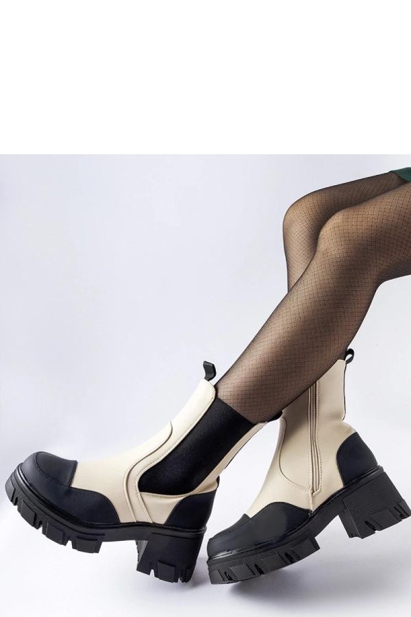 Beige Boots....Fabric and Heel Height