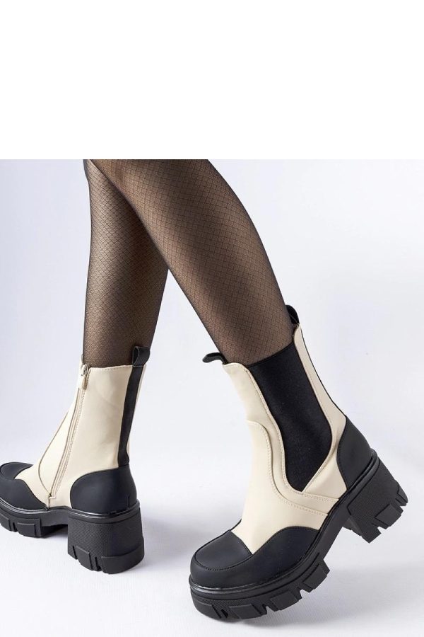 Beige Boots....Fabric and Heel Height