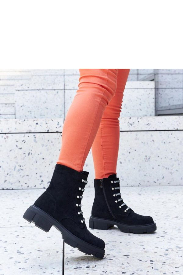 Black Boots.Fabric and Heel Height