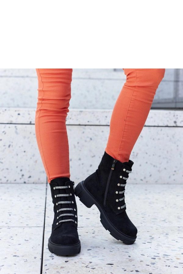 Black Boots.Fabric and Heel Height
