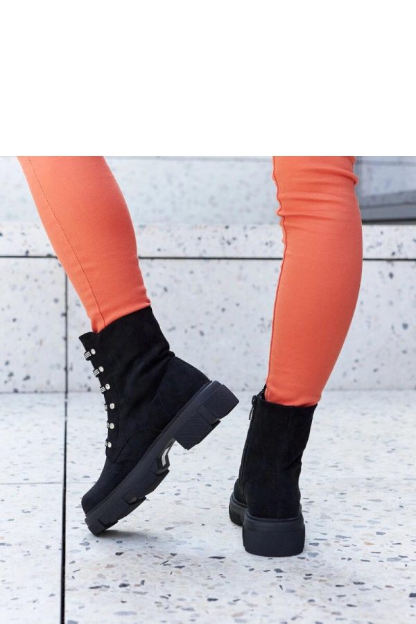 Black Boots.Fabric and Heel Height