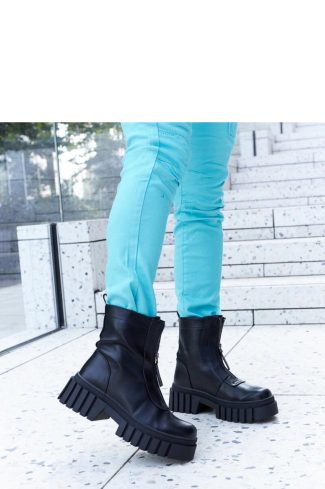 1052659.jpg Black Boots in Women`s Ankle Boots & Booties with Fabric and Heel Height