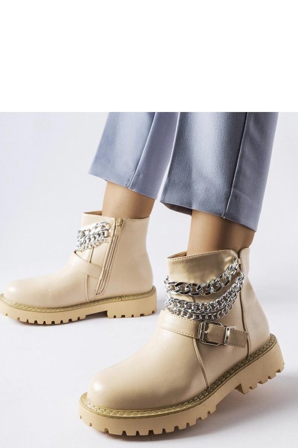 Beige Boots..Fabric and Heel Height