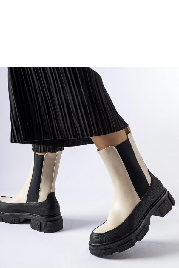 Beige Boots...Fabric and Heel Height