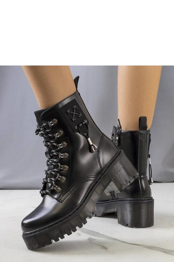 Black Boots in Women`s Ankle Boots & Booties with Heel Height