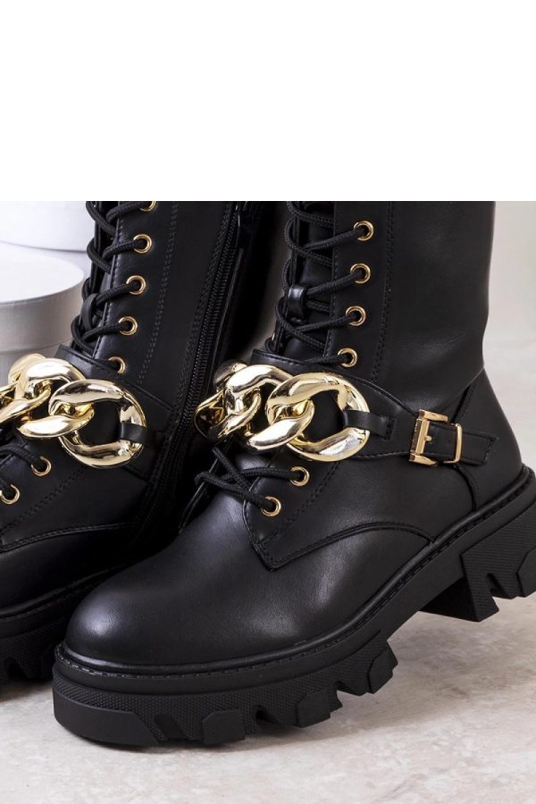 Black Boots in Women`s Ankle Boots & Booties with Heel Height