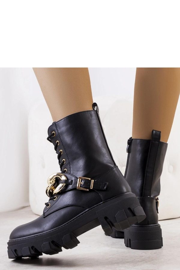 Black Boots in Women`s Ankle Boots & Booties with Heel Height