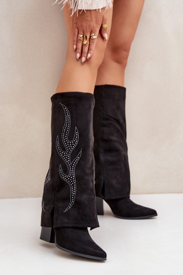 black Heel boots model 204656 Step in style