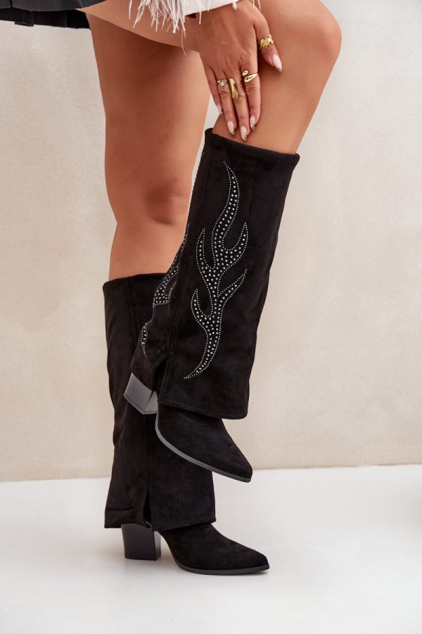 black Heel boots model 204656 Step in style
