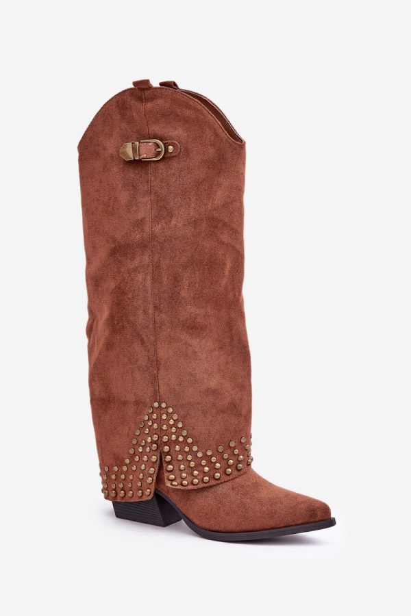 brown Heel boots model 204659 Step in style