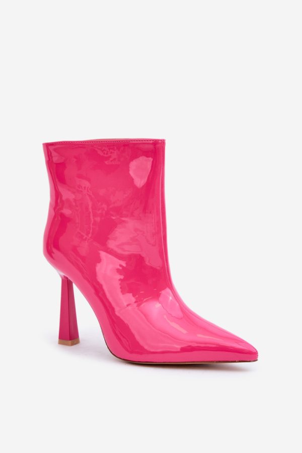 pink Heel boots model 204683 Step in style