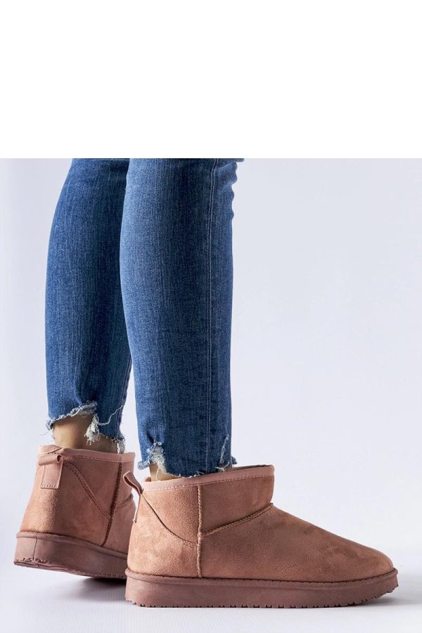 Pink Snow Boots....Fabric and Heel Height