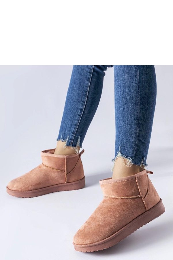 Pink Snow Boots....Fabric and Heel Height